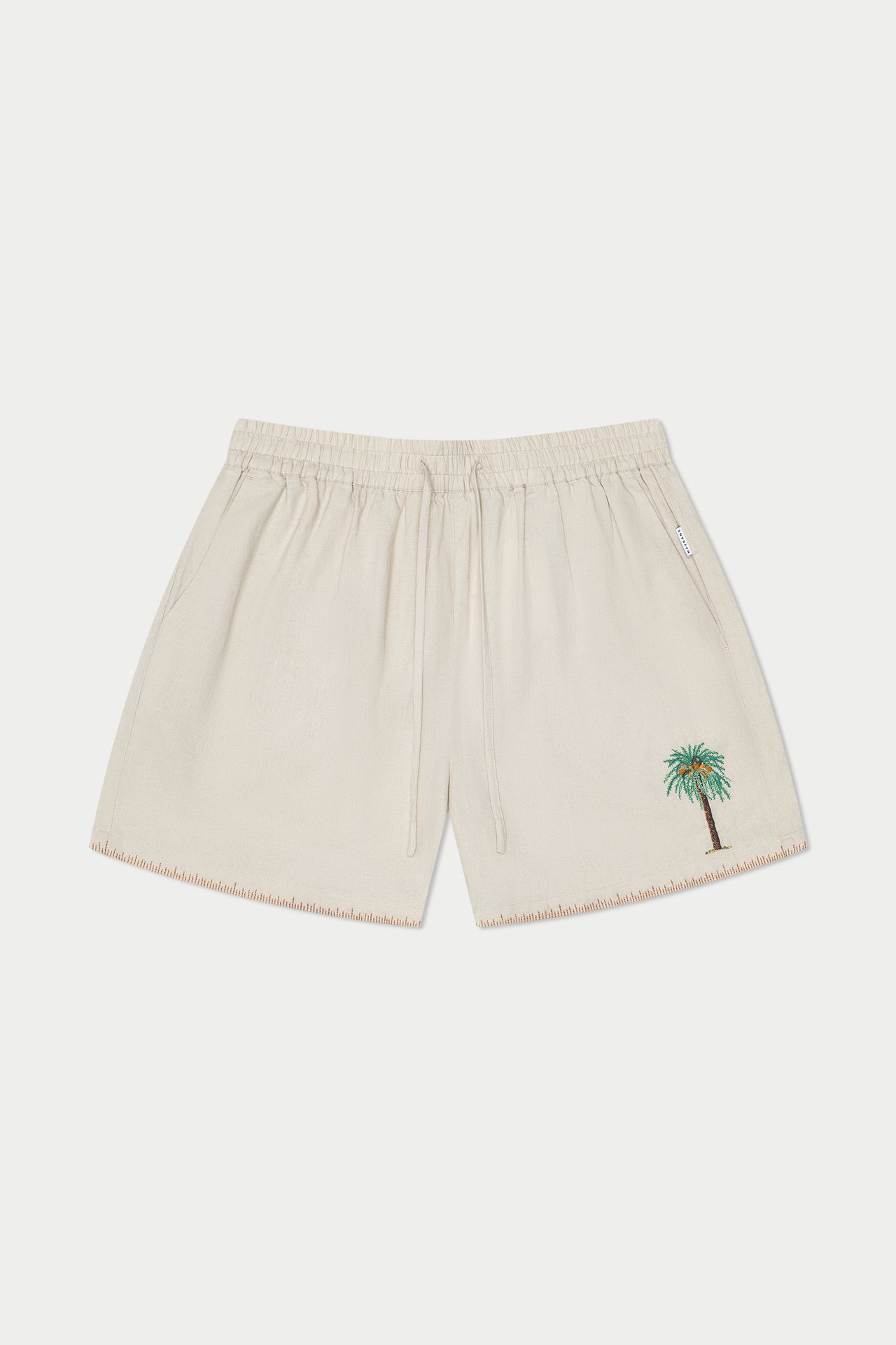 Palm Tree Linen Short