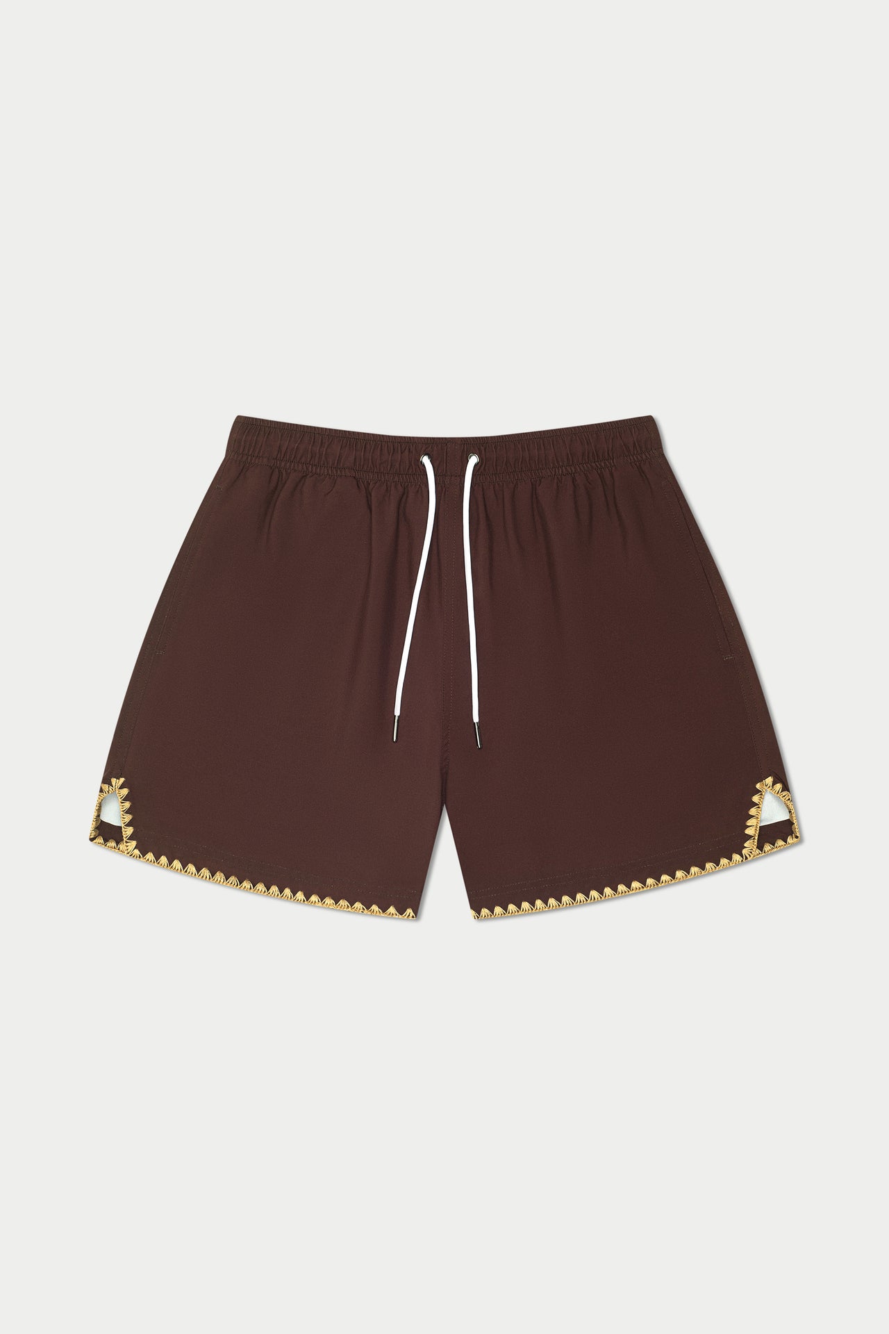 Espresso Stitch Swim Short