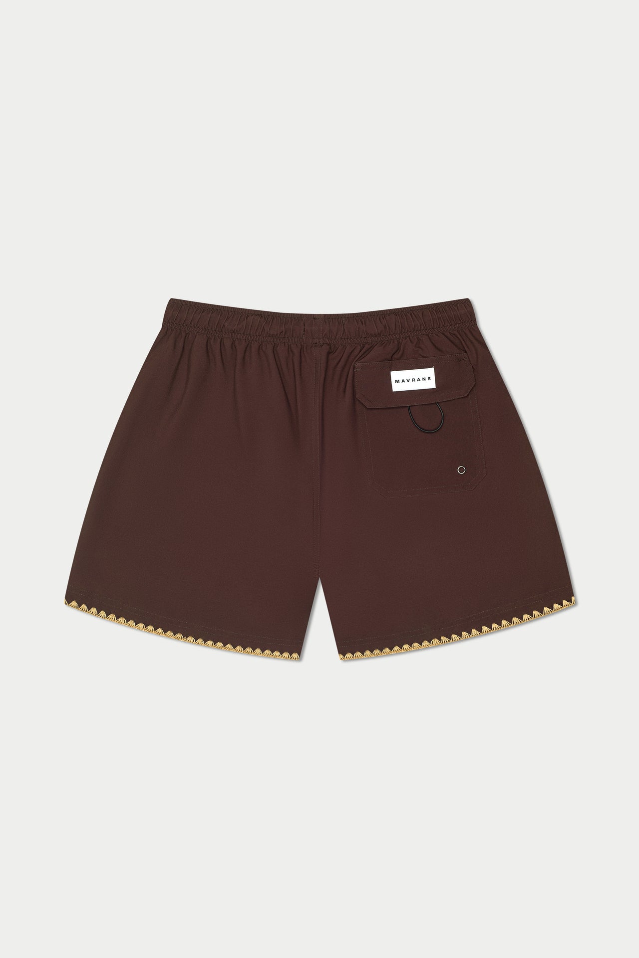 Espresso Stitch Swim Short