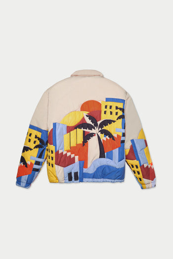 Havana Sunset Puffer Jacket