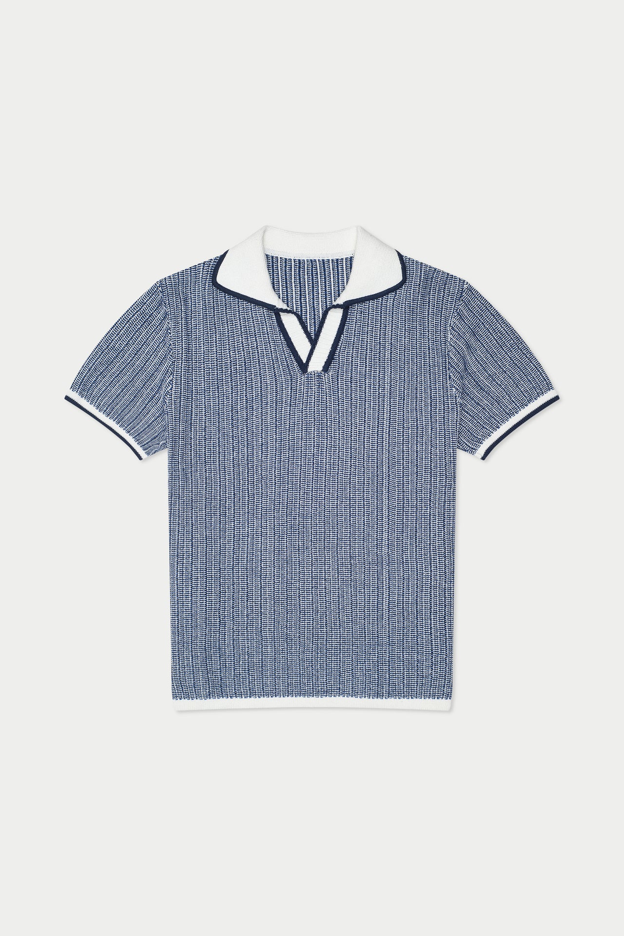 Blue Marled Polo