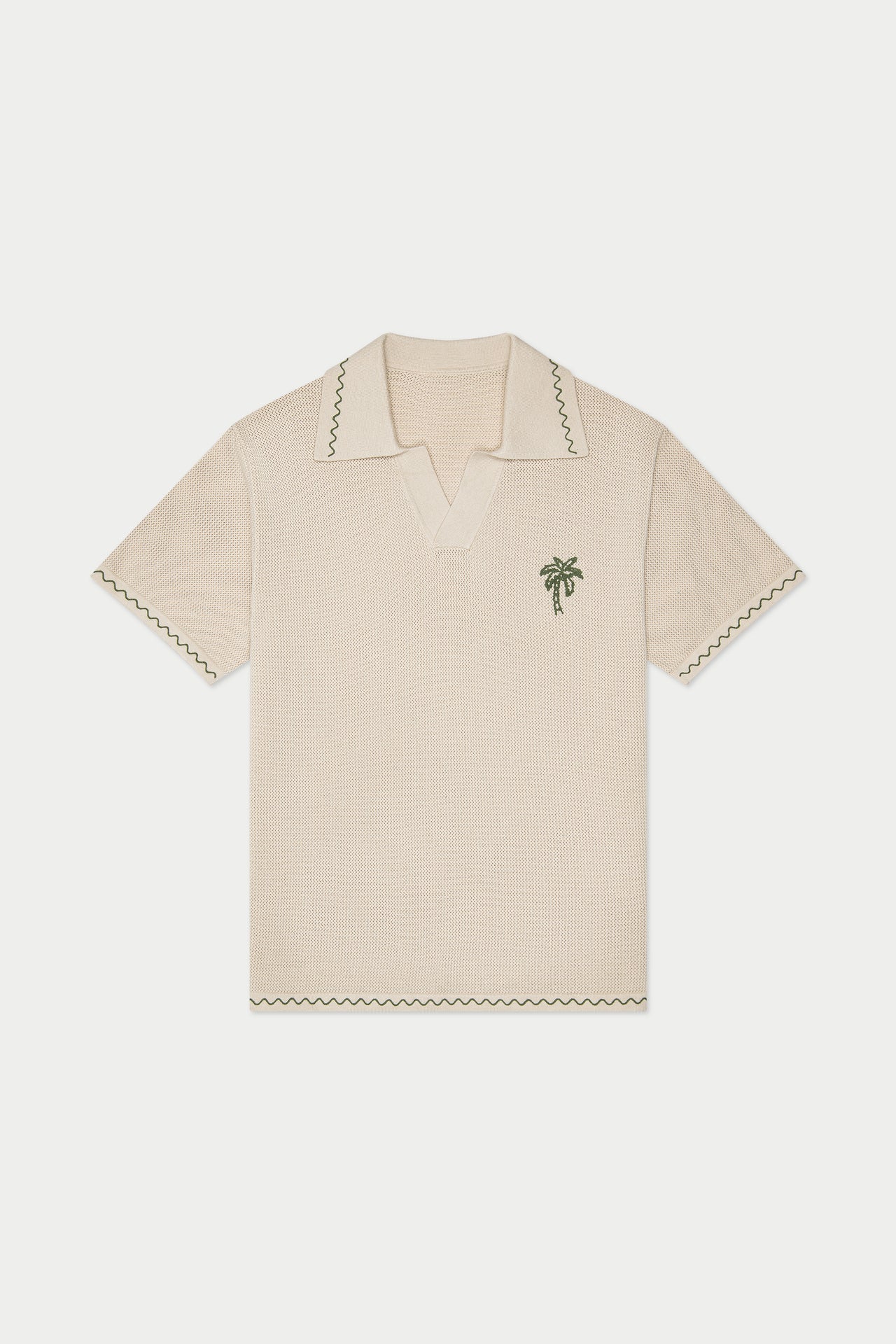 Palm Tree Stitch Polo