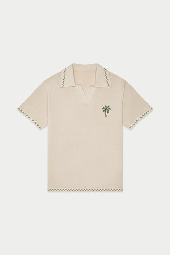 Palm Tree Stitch Polo