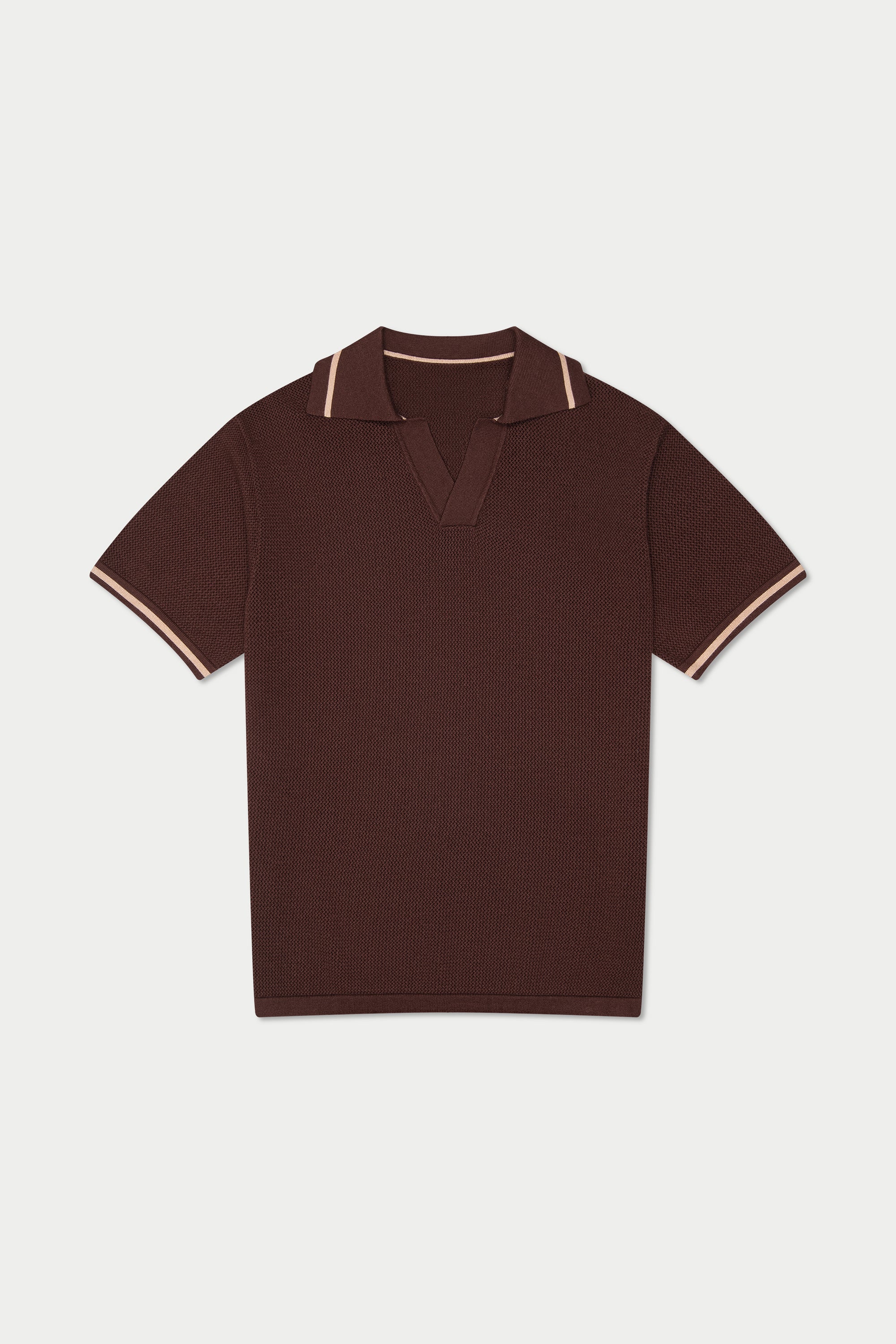 Espresso Crochet Polo | Mavrans – MAVRANS