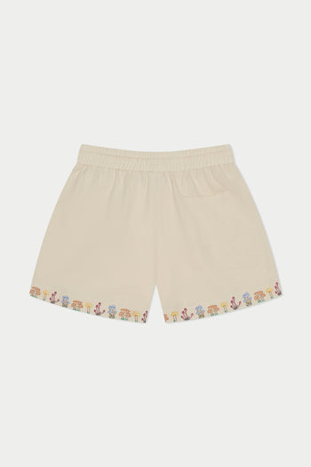 Mushroom Linen Short