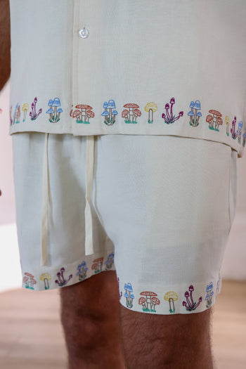 Mushroom Linen Shirt