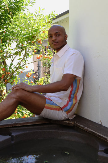 Striped Swim Shorts