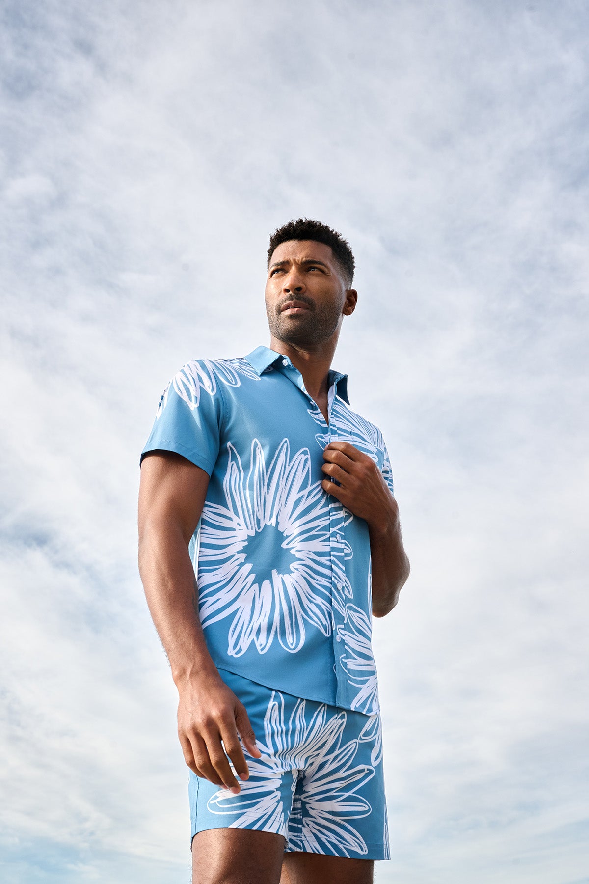 Blue Sunflower Weekend Shirt