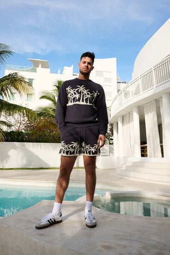 Palm Beach Knit Short