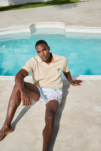 Palm Tree Stitch Polo