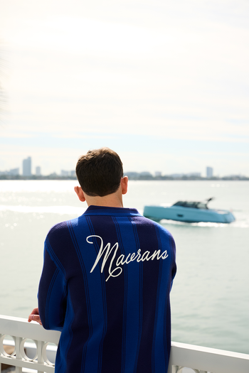 Nautical Long Sleeve Polo