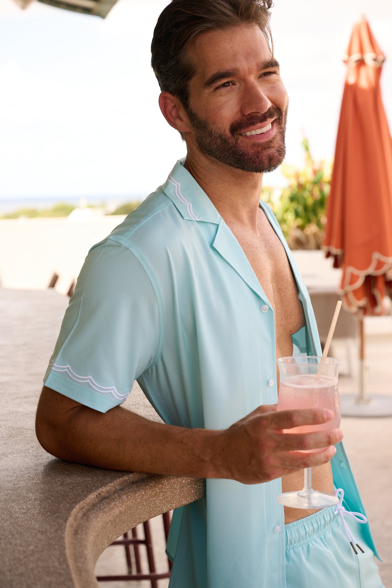 BEACH BLUE WAVES WEEKEND SHIRT