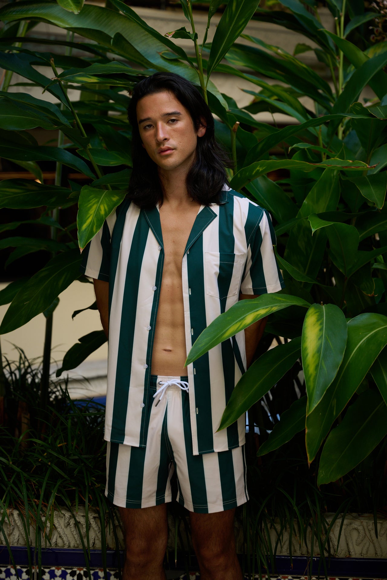 EMERALD HERITAGE CABANA SWIM SHORT