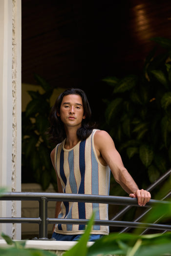 STRIKE A MATCH KNIT TANK