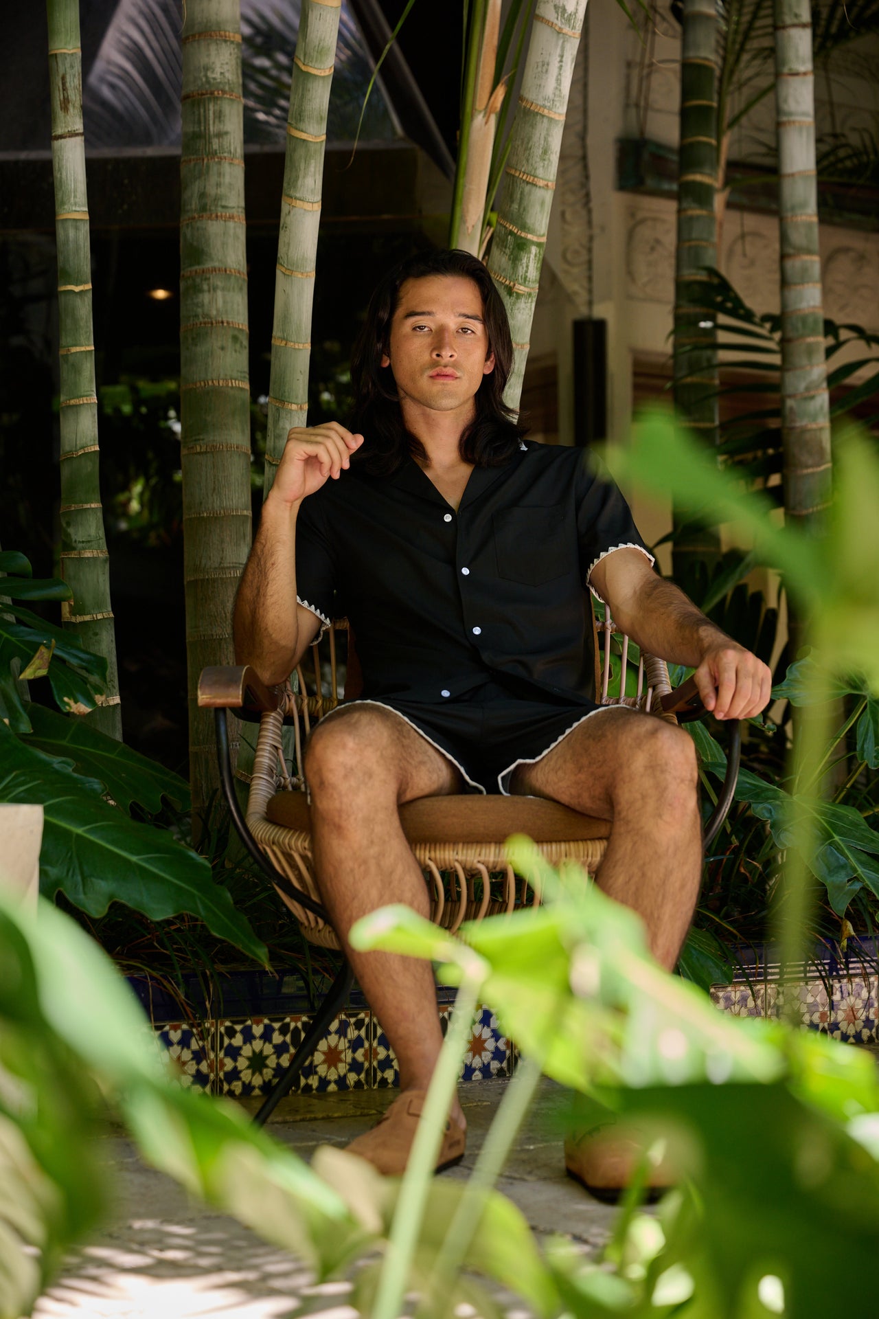 Black Stitch Weekend Shirt