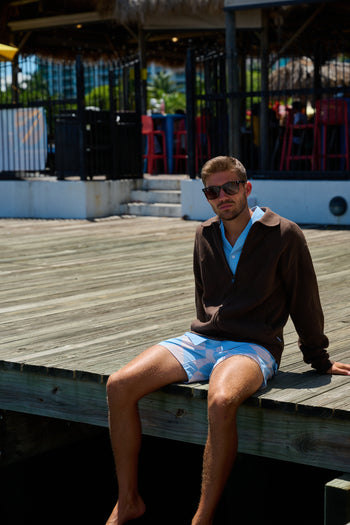 CHOCOLATE DIAMOND KNIT JACKET