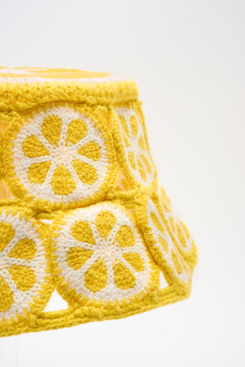 LEMON CROCHET BUCKET HAT