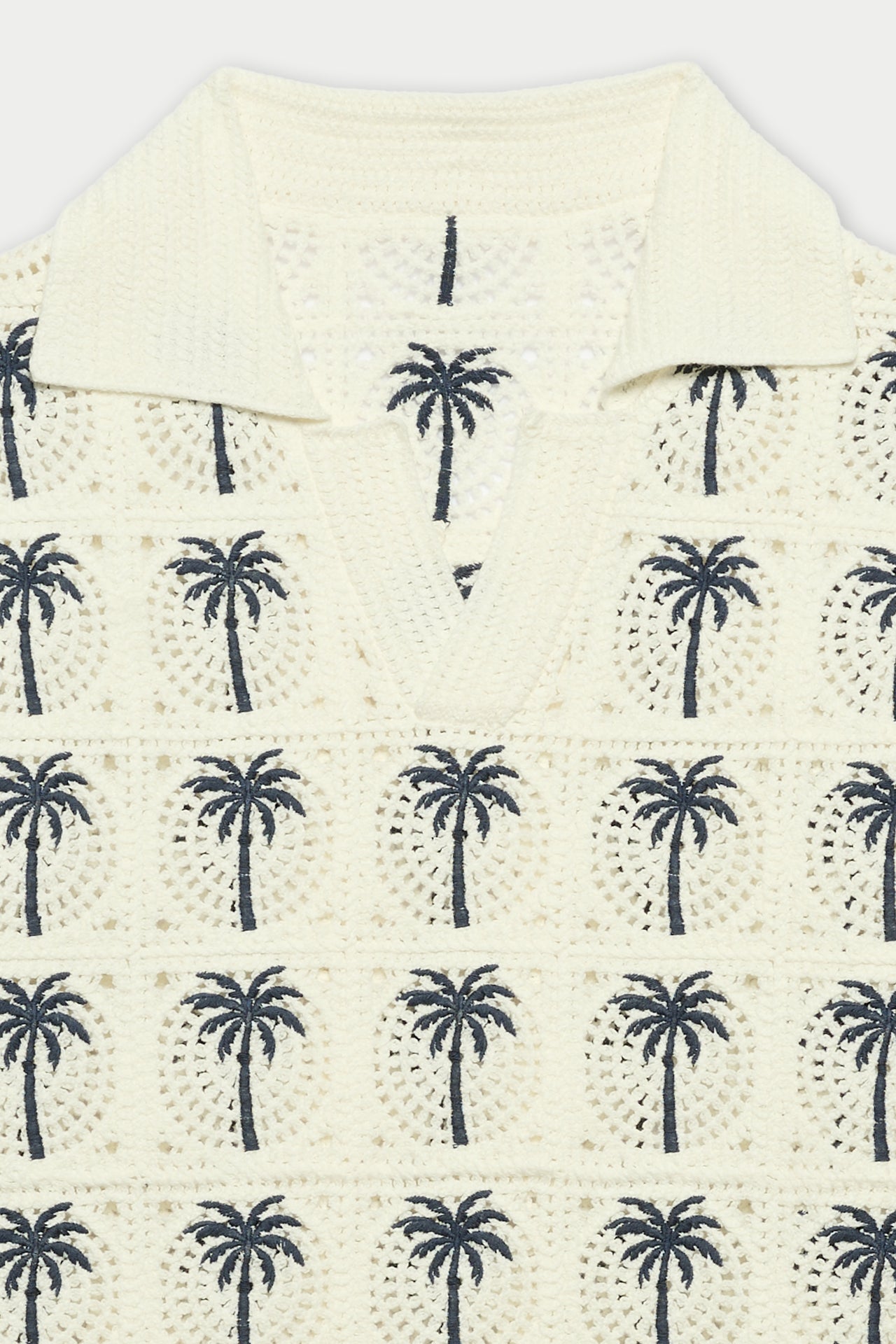Palm Beach Crochet Polo