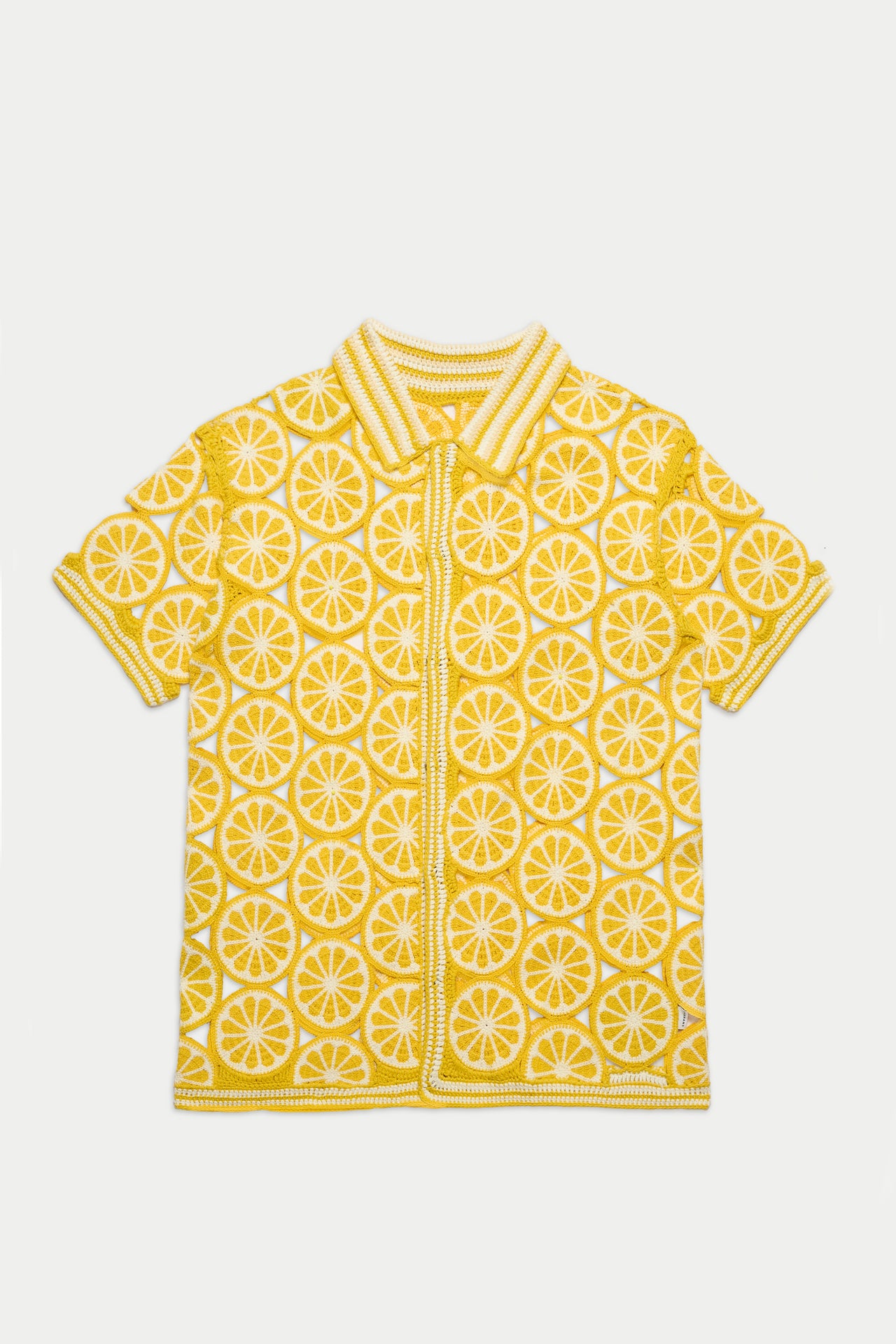 LEMON CROCHET SHIRT