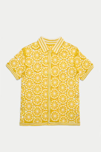 LEMON CROCHET SHIRT