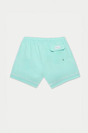 BEACH BLUE WAVES SWIM SHORT