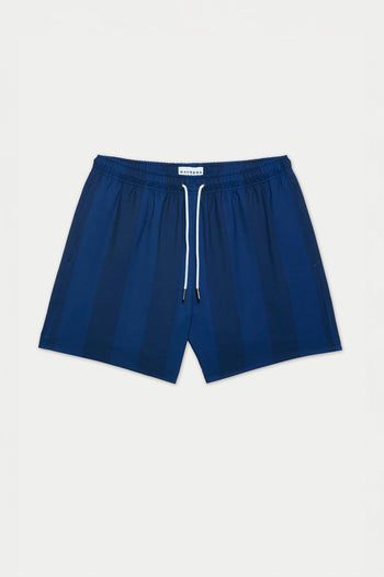 NAVY TONAL CABANA SWIM SHORT
