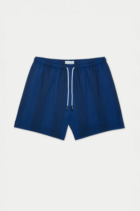 NAVY TONAL CABANA SWIM SHORT