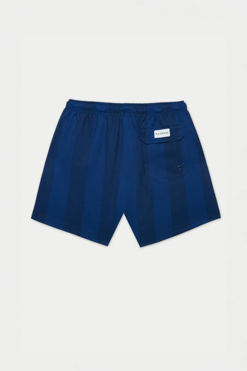 NAVY TONAL CABANA SWIM SHORT