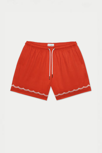 RUST WAVES SWIM SHORT