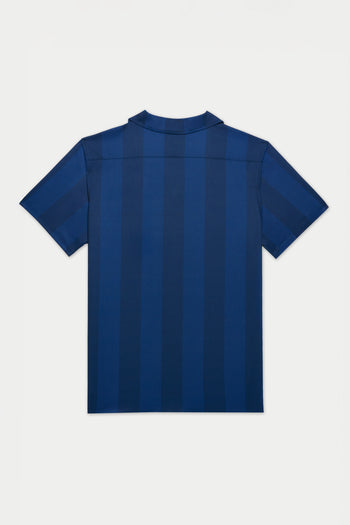 NAVY TONAL CABANA WEEKEND SHIRT