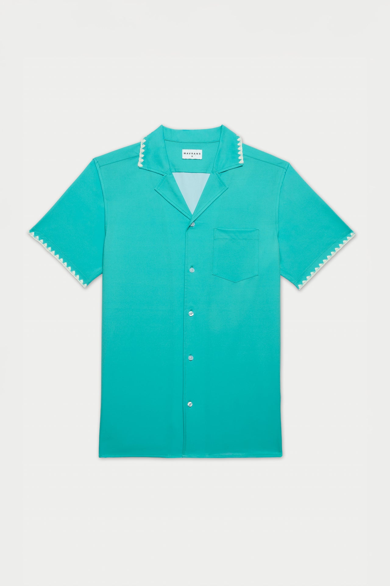 TEAL STITCH WEEKEND SHIRT