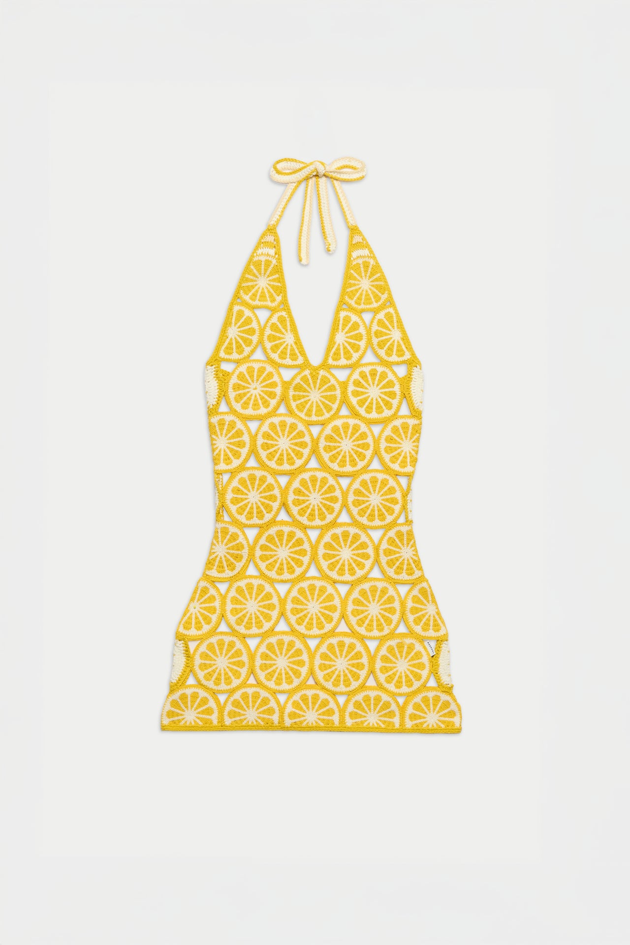 LEMON CROCHET DRESS