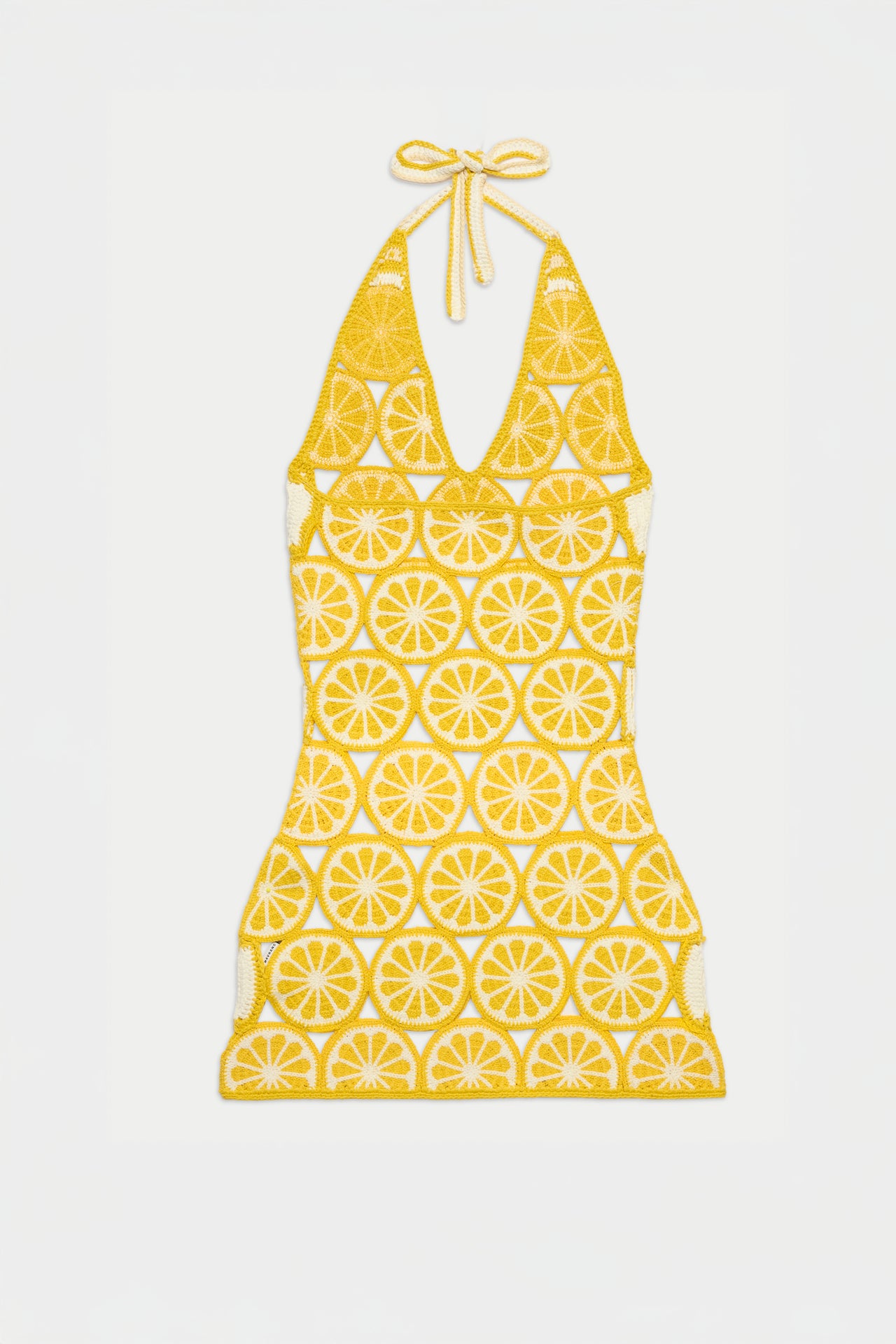 LEMON CROCHET DRESS