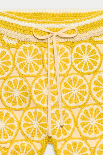 LEMON CROCHET SHORT
