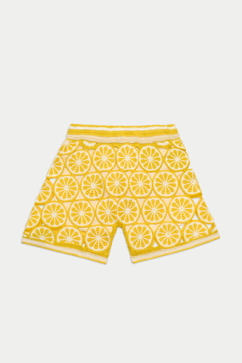 LEMON CROCHET SHORT