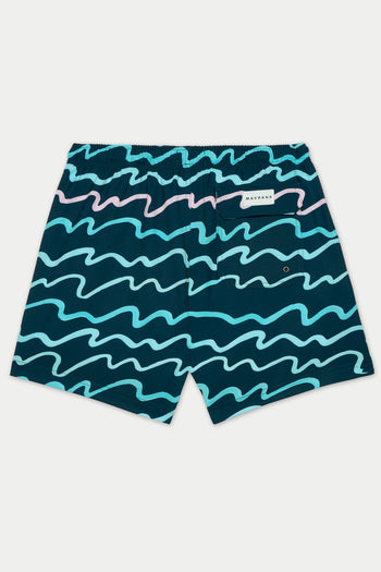 90'S WAVE SWIM SHORT