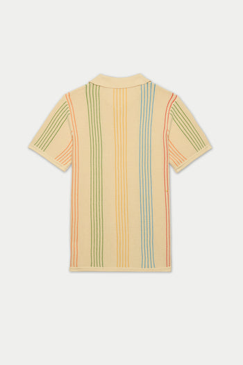 SLICED KNIT SHIRT