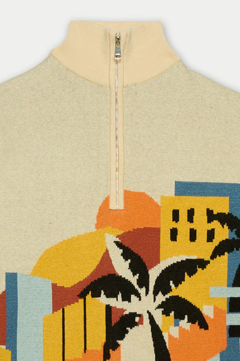 Havana Sunset Knit Quarter Zip