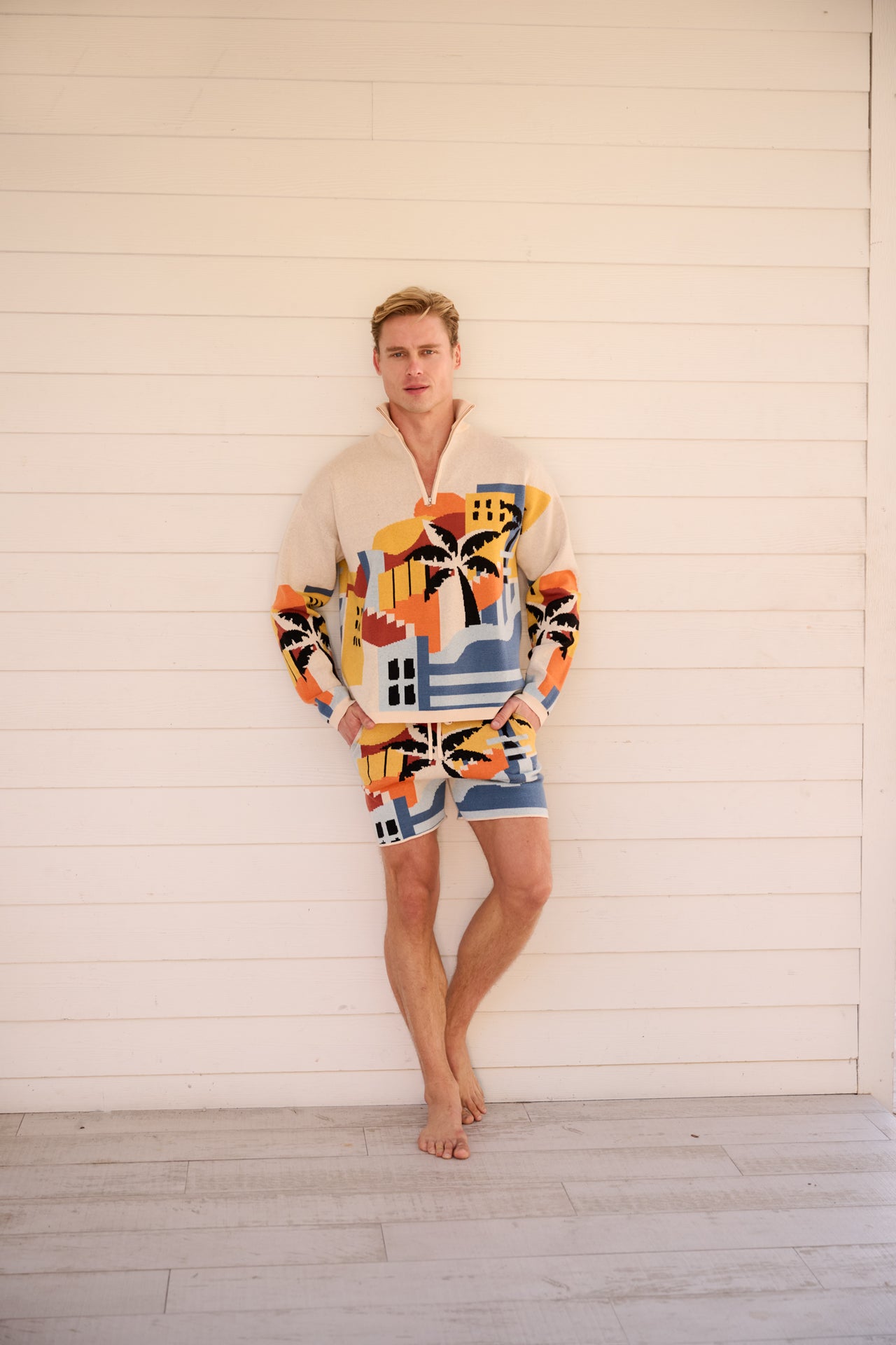 Havana Sunset Knit Quarter Zip