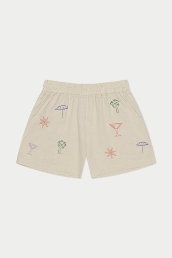 Palms Linen Short