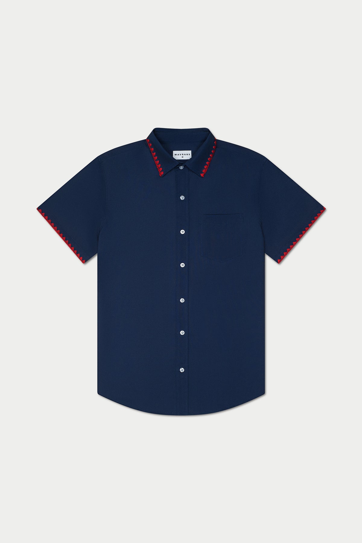 Navy Red Stitch Weekend Shirt