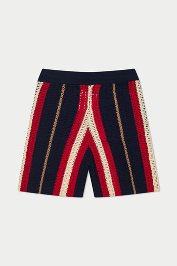 Crab Stripe Knit Short
