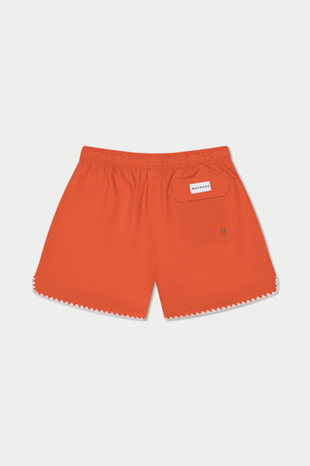 Burnt Orange Stitch Swim Short