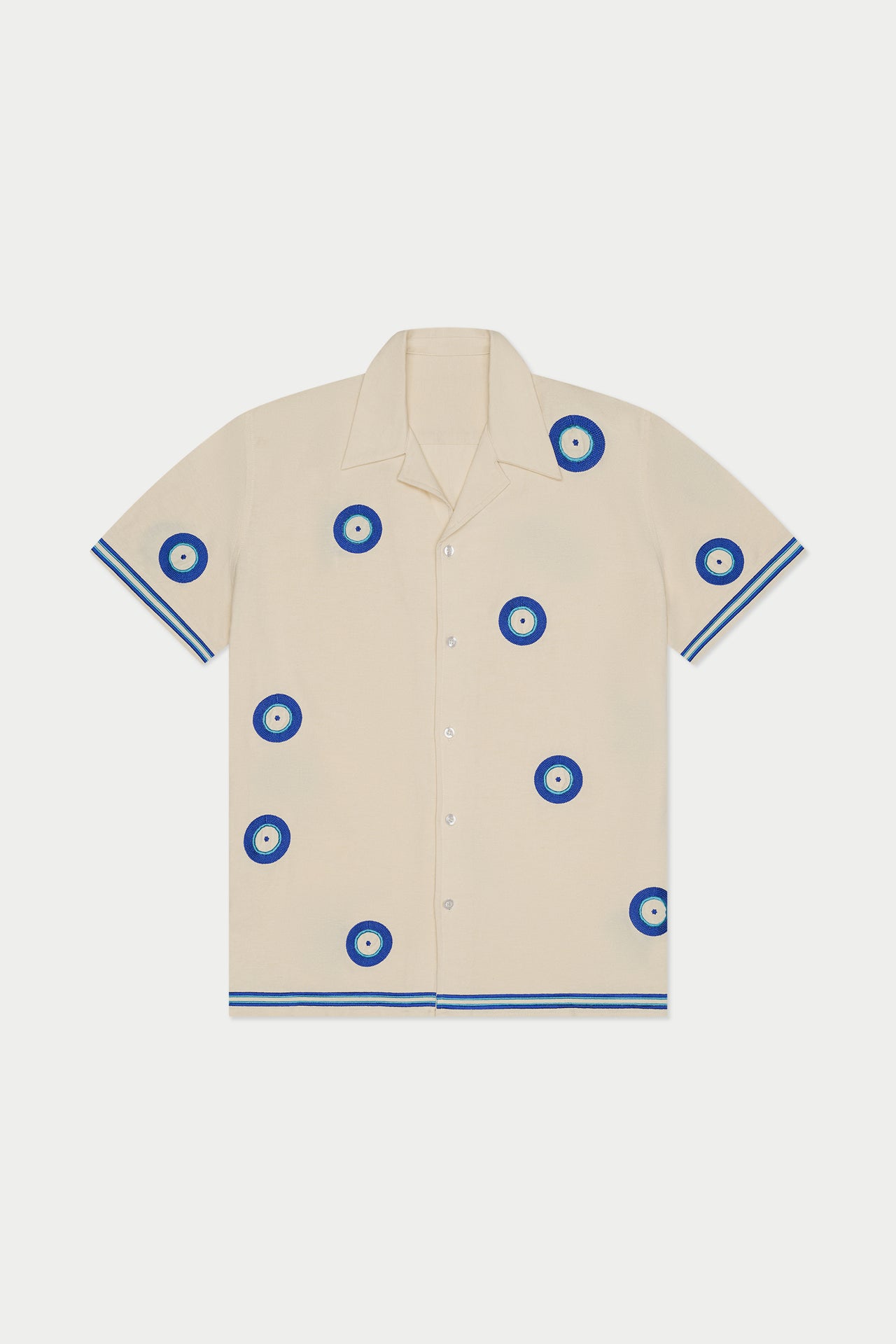 Evil Eye Linen Shirt