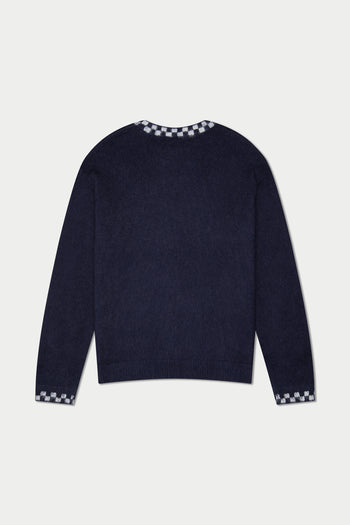 Checkered Mohair Sweater