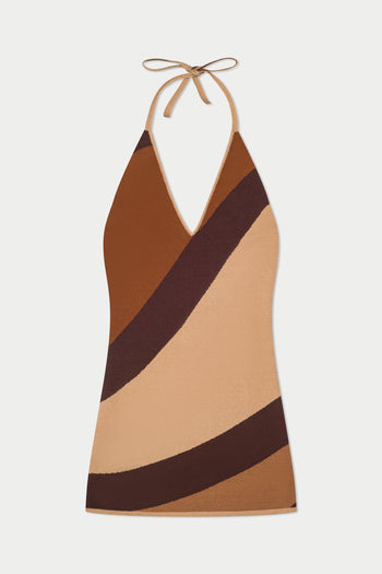 Coffee Bean Knit Dress