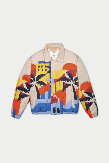 Havana Sunset Puffer Jacket