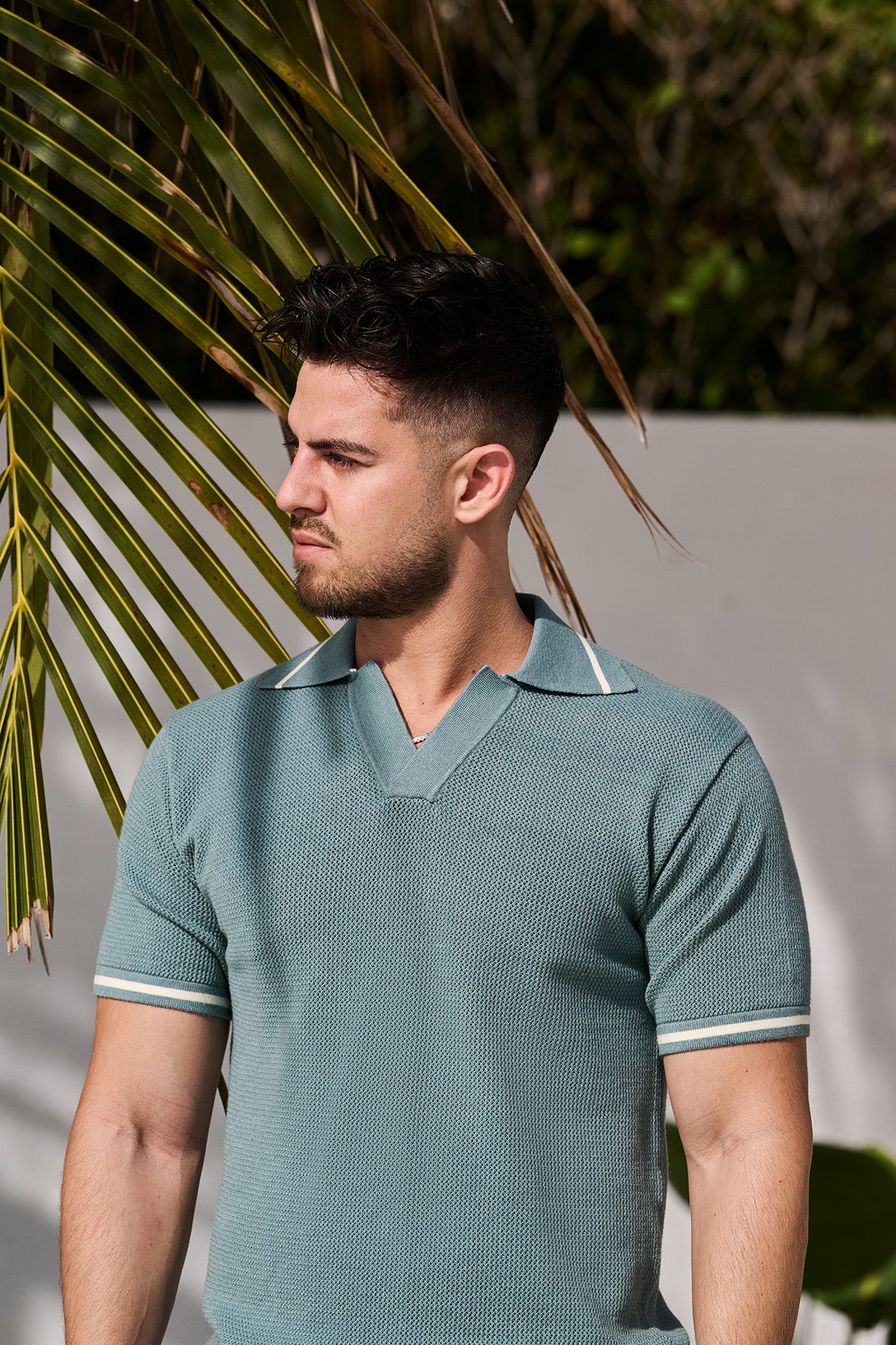 Mint Crochet Polo