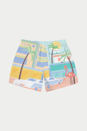 Flamingo Beach Swim Short