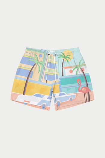 Flamingo Beach Swim Short